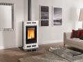 Stufa a legna Flo' Nordica extraflame Bianco infinity Stufa a legna Flo' Nordica extraflame Bianco infinity